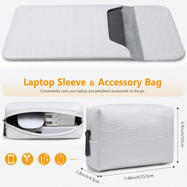 HYZUO 13 Zoll Laptop Hülle für MacBook Air 13 M4 M3 M2 M1 2025-2018, MacBook Pro 13 M2 M1, Surface P