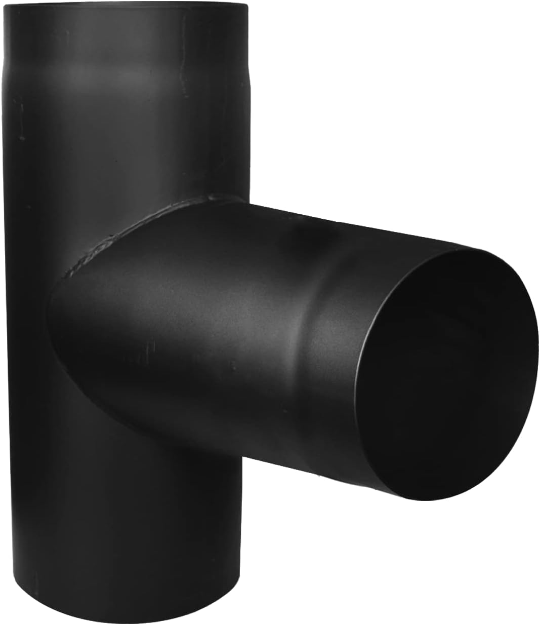 KOLOR DN 150 mm Rauchrohr 2 mm Kaminrohr Abgasrohr Ofenrohr Bogen Rosette Wandfutter (T-Stück 90°),