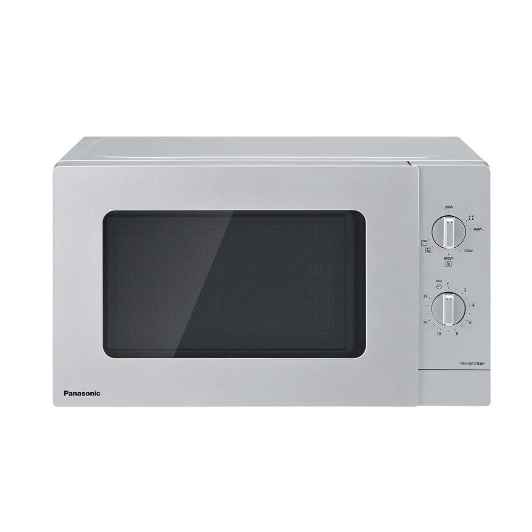 Panasonic NN-GM23QMEPG 20L Grill-Mikrowelle mit Drehteller und Grillrost, 800 W, 1000 W Grill, Aufta