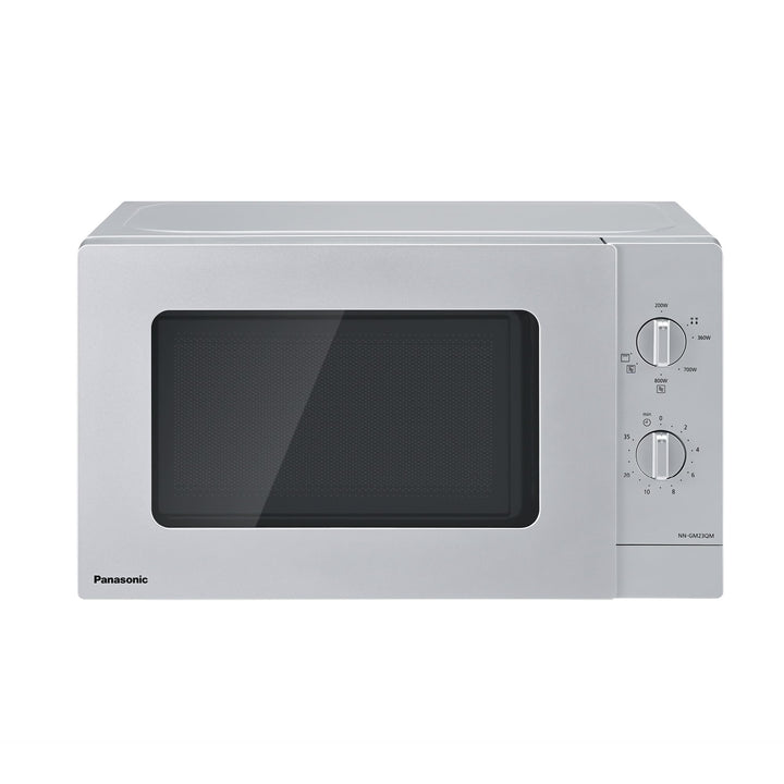 Panasonic NN-GM23QMEPG 20L Grill-Mikrowelle mit Drehteller und Grillrost, 800 W, 1000 W Grill, Aufta