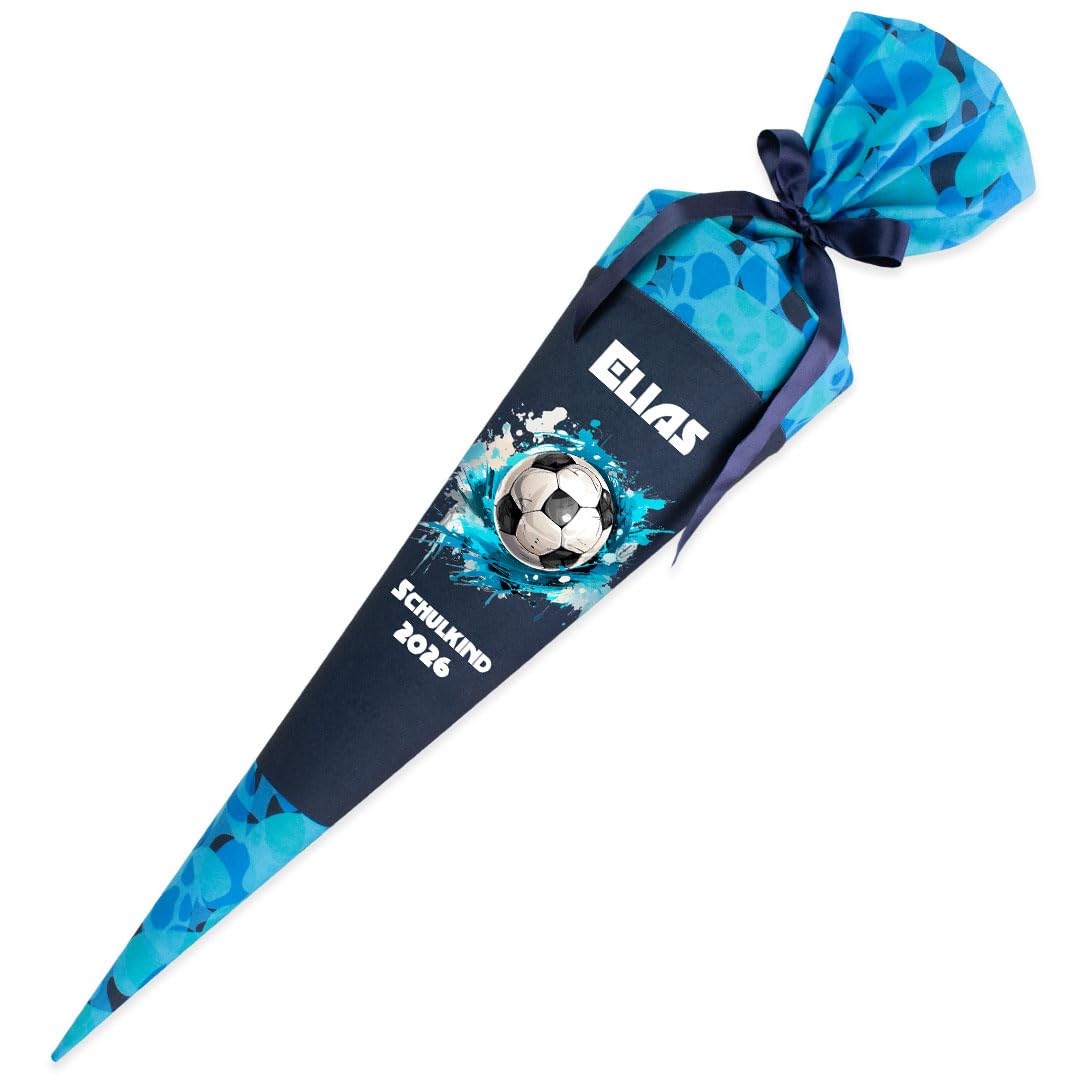 Deine Schultüte aus Stoff Kuschel Velvet Wunschmotiv individualisierbar mit Wunschname personalisier