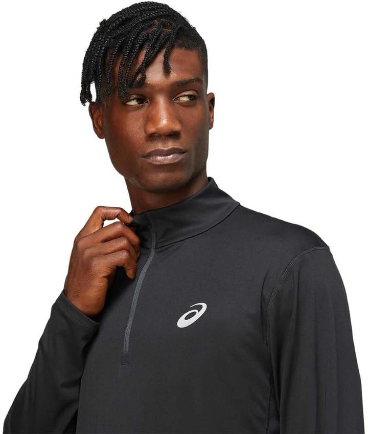 Asics Men's 2011C333-001_L Sweatshirt, Black, L