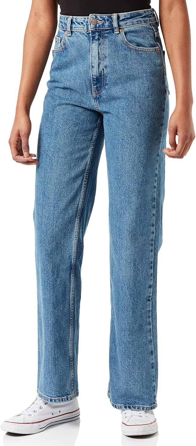 ONLY Damen Jeans 15235595 26W / 32L Medium Blue Denim, 26W / 32L Medium Blue Denim