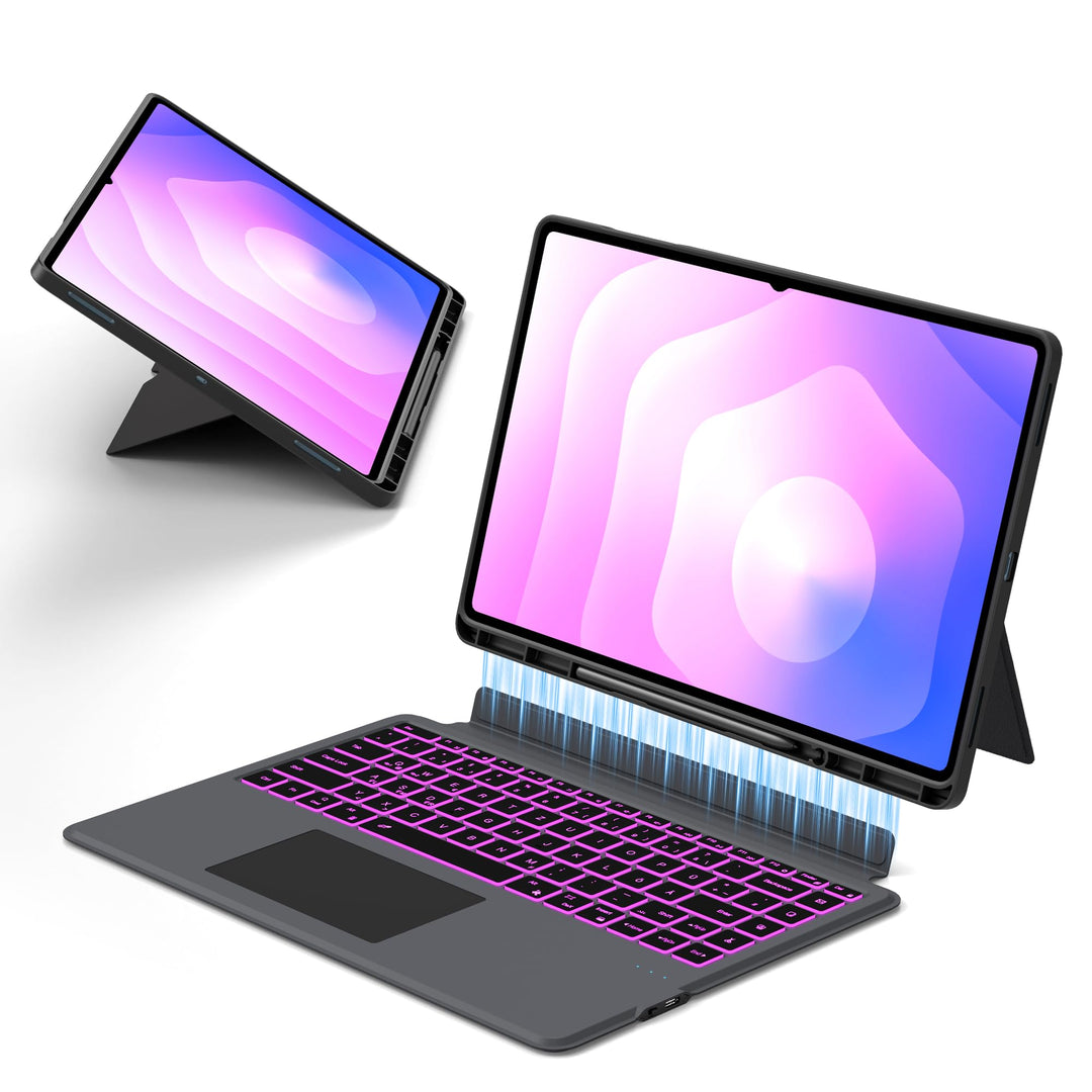 Ai Key Tastatur für 14,6" Samsung Galaxy Tab S11 Ultra/S10 Ultra/S9 Ultra/S8 Ultra : DEX-Modus mit e