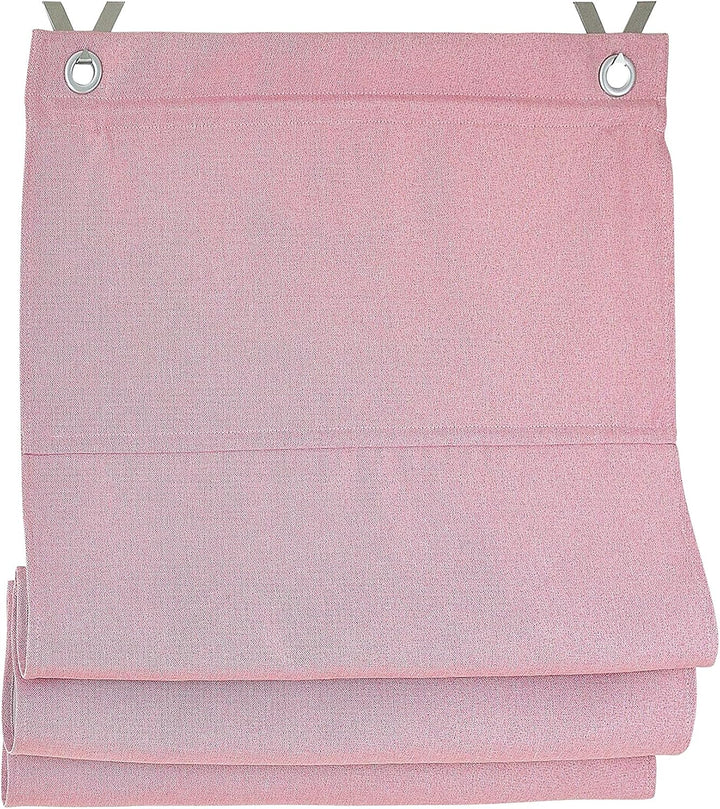 Kutti Raffrollo Ösenrollo Dimout Rose ca. 80 x 130 cm ca. 80 x 130 cm Rose, ca. 80 x 130 cm Rose