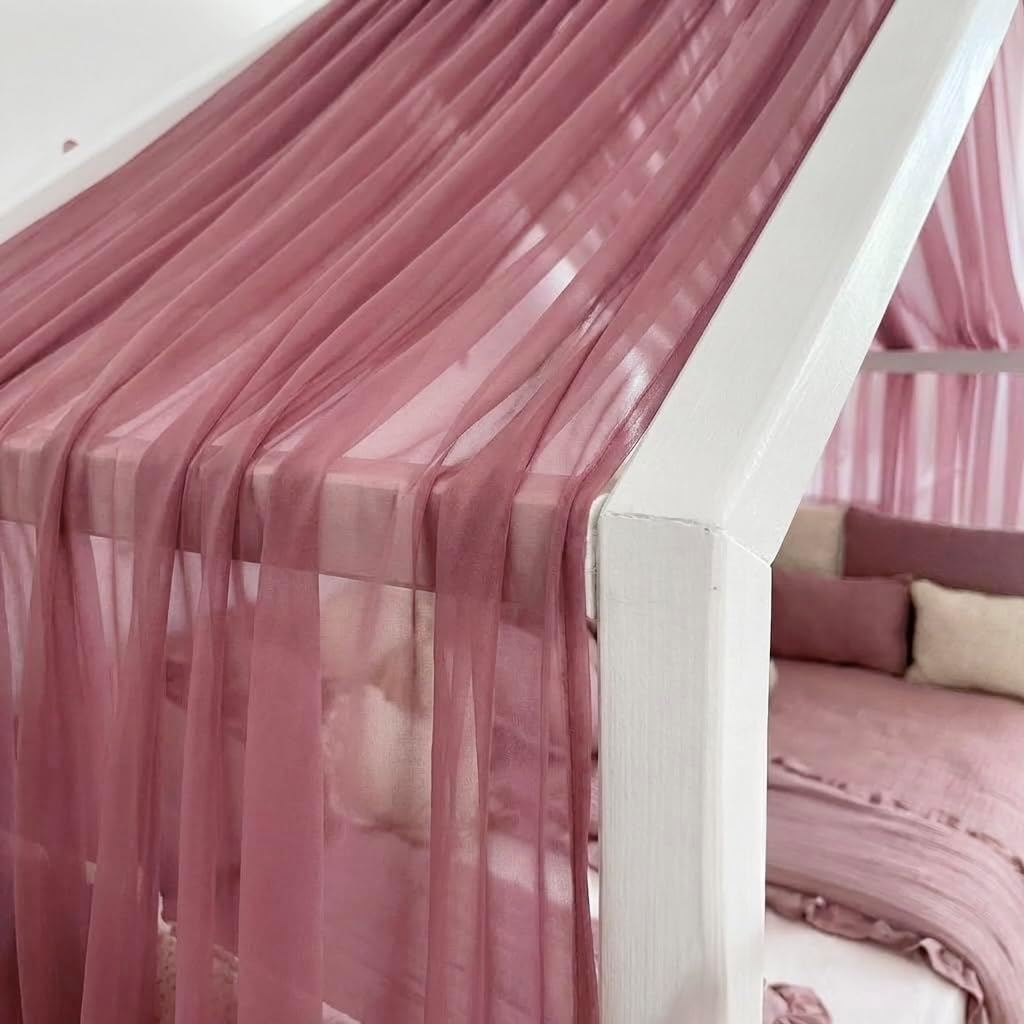 Baby Fancyroom Hausbett Himmel aus Tüll, Handgefertigt, Gekräuselt, Baldachin, Betthimmel für Kinder