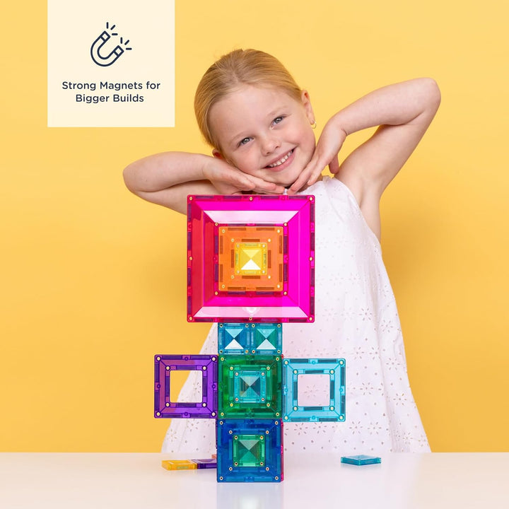 CONNETIX Magnetische Fliesen Bright Portal Paket, 48 Stück