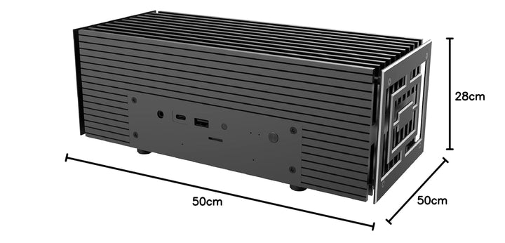 Akasa Turing A50 MKII Fanless Case for ASUS PN51 &amp; PN50 with 5000 &amp; 4000 Series up to AMD Ryzen 7, P