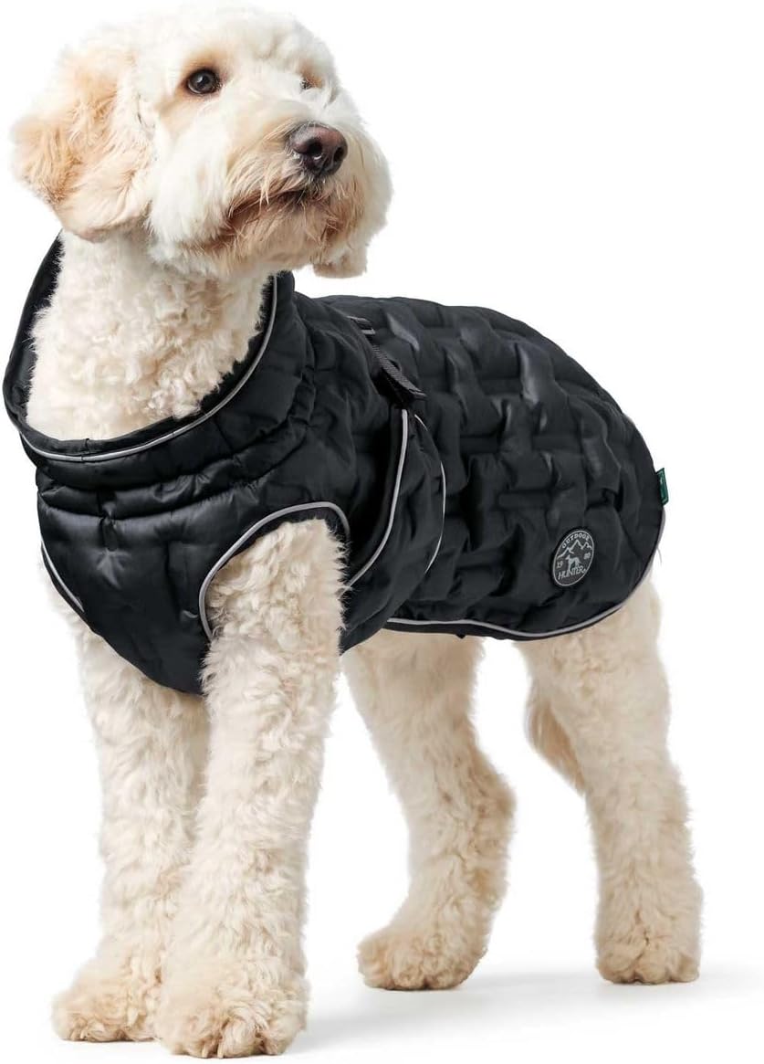 HUNTER Hundemantel Monaco 45, schwarz Schwarz 45, Schwarz 45
