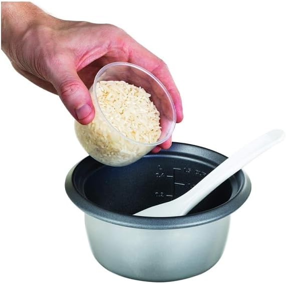 Russell Hobbs Reiskocher mini [small] 0,4l (Warmhaltefunktion, antihaftbeschichteter Gartopf, Reislö