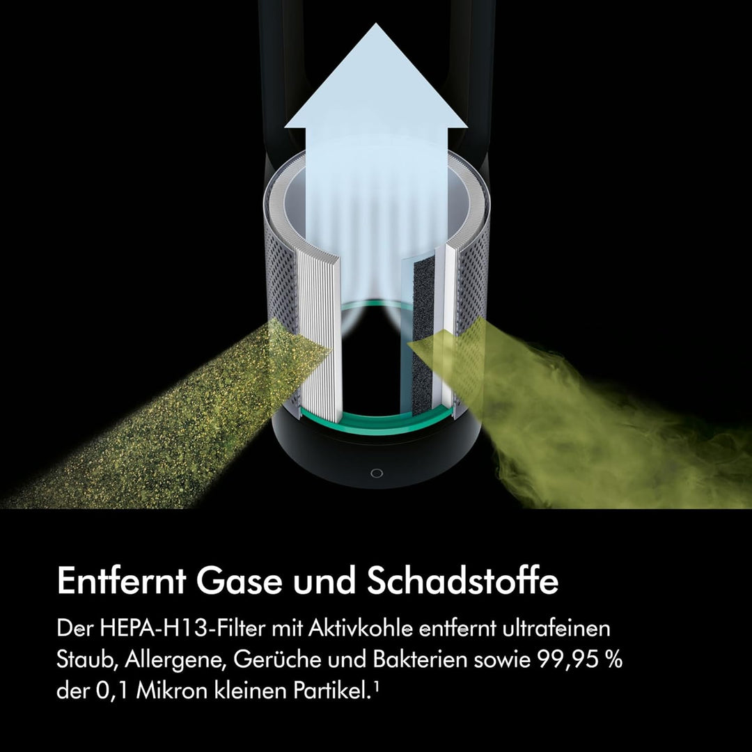 Dyson Pure Cool™ TP00 Luftreiniger-Ventilator, Kühlender Luftreiniger Weiss/Silber