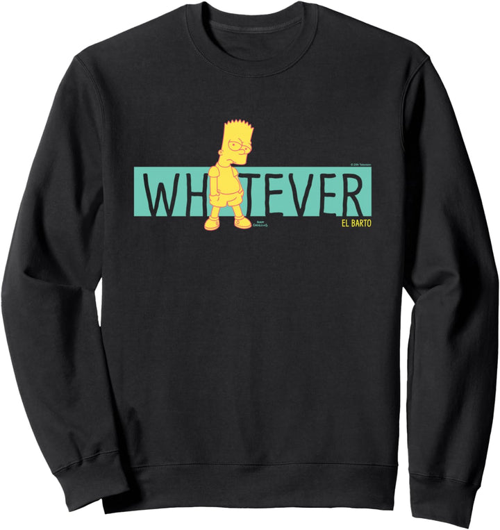 The Simpsons Bart Simpson Whatever El Barto Sweatshirt