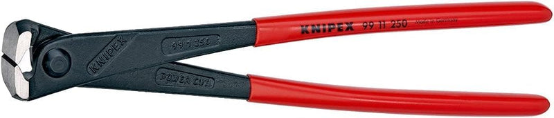 Knipex Kraft-Monierzange hochübersetzt schwarz atramentiert, mit Kunststoff überzogen 250 mm 99 11 2