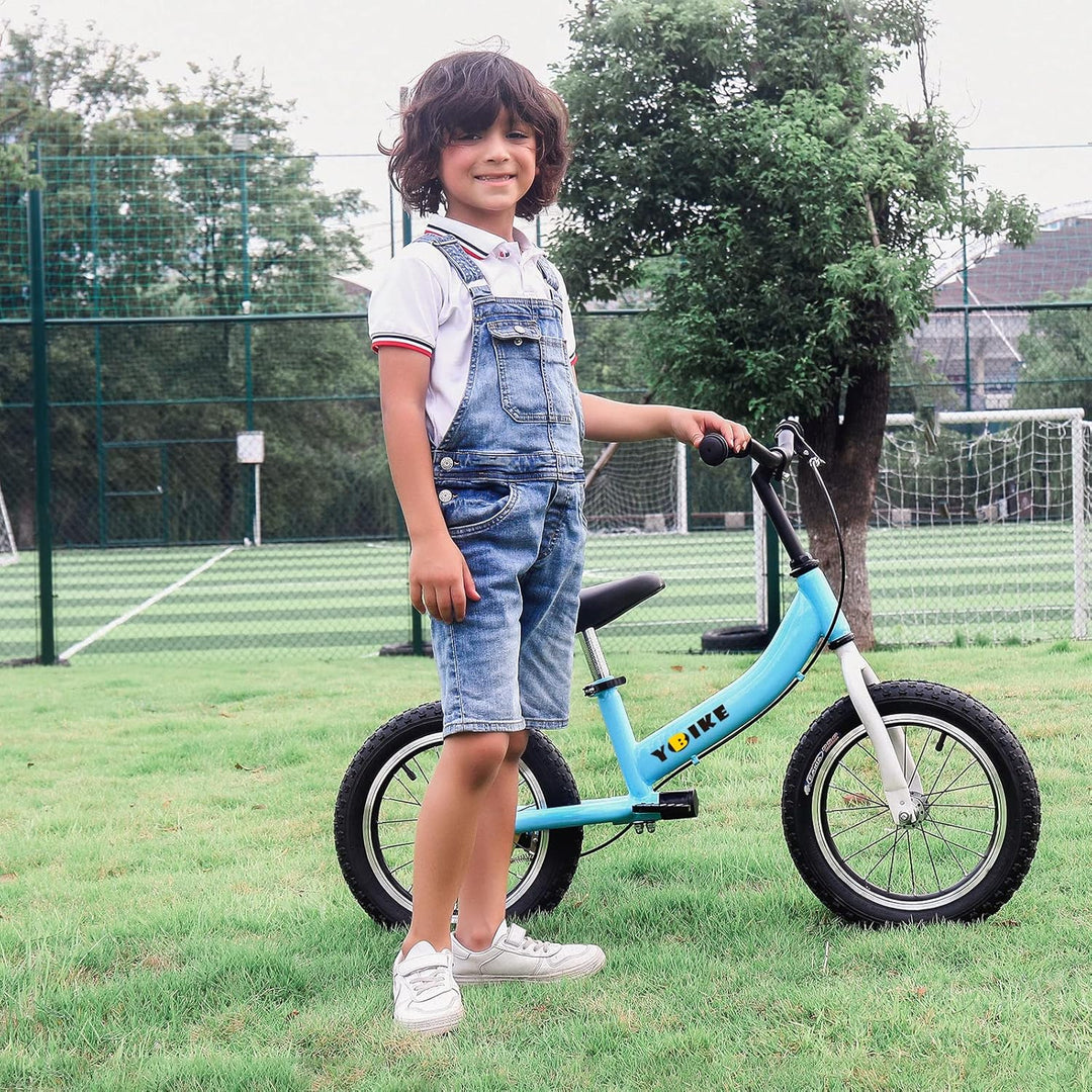 YBIKE 2 in 1 Laufrad, Kinderlaufrad und Kinderfahrrad Dual-Use-Funktion, geeignet für Kinder im Alte