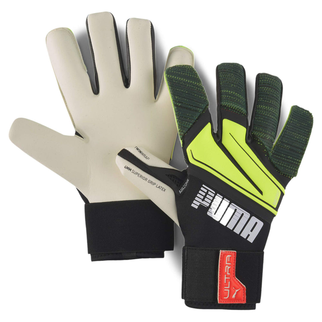 PUMA Jungen Ultra Grip 1 Hybrid Pro Torwarthandschuhe 41 Schwarz, 41 Schwarz