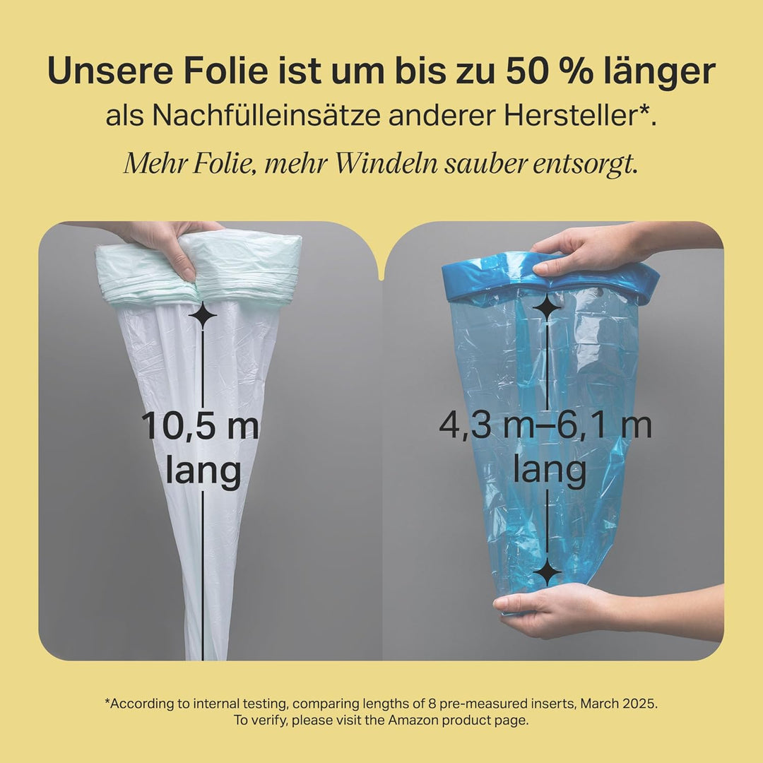 Tommee Tippee Twist & Click Advanced Windeleimer Original-Nachfüllkassetten, Exklusivpackung mit 8,