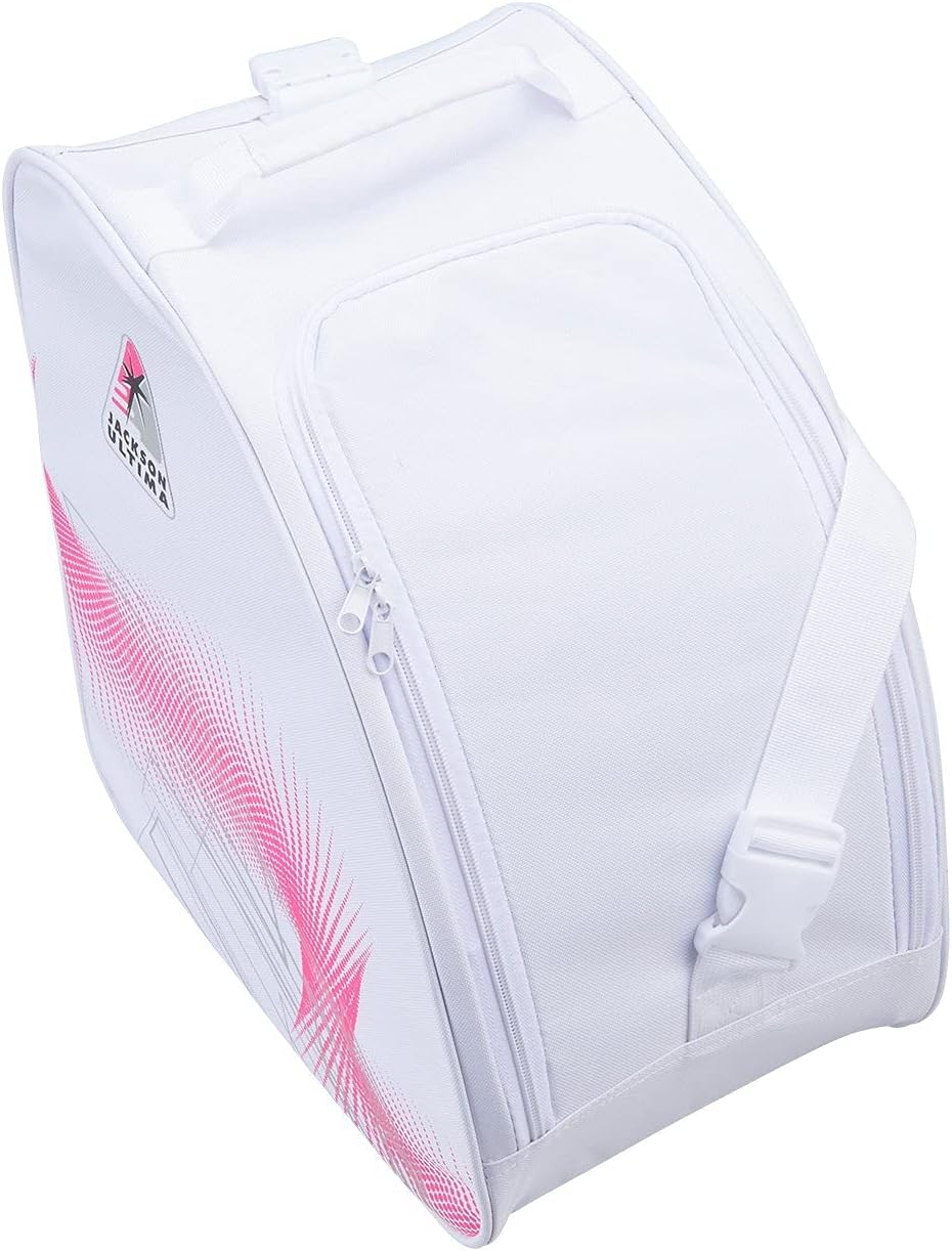 Jackson Ultima Skate Bag | Olympian Quality Ice Skates | One Size White/Pink, White/Pink