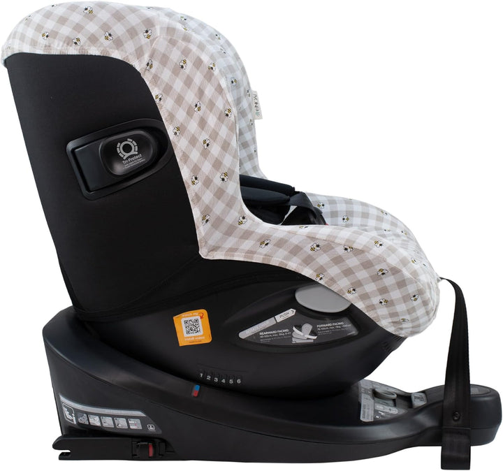JYOKO Kids Bezug aus Baumwolle, kompatibel mit Joie I-Spin 360 und Joie I-Safe (Picknick Vichy) Picn