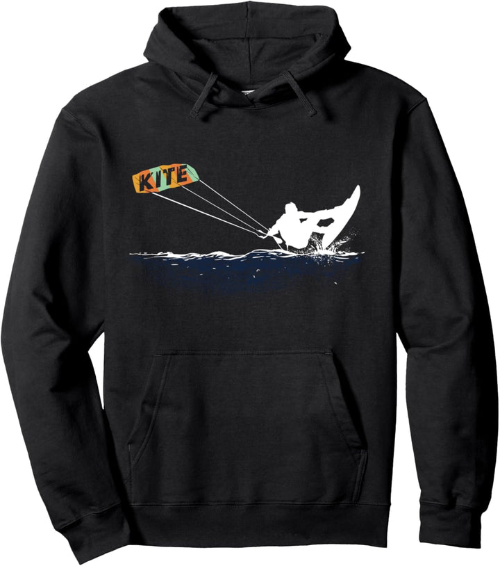 Buntes Kitesurfen Pullover Hoodie