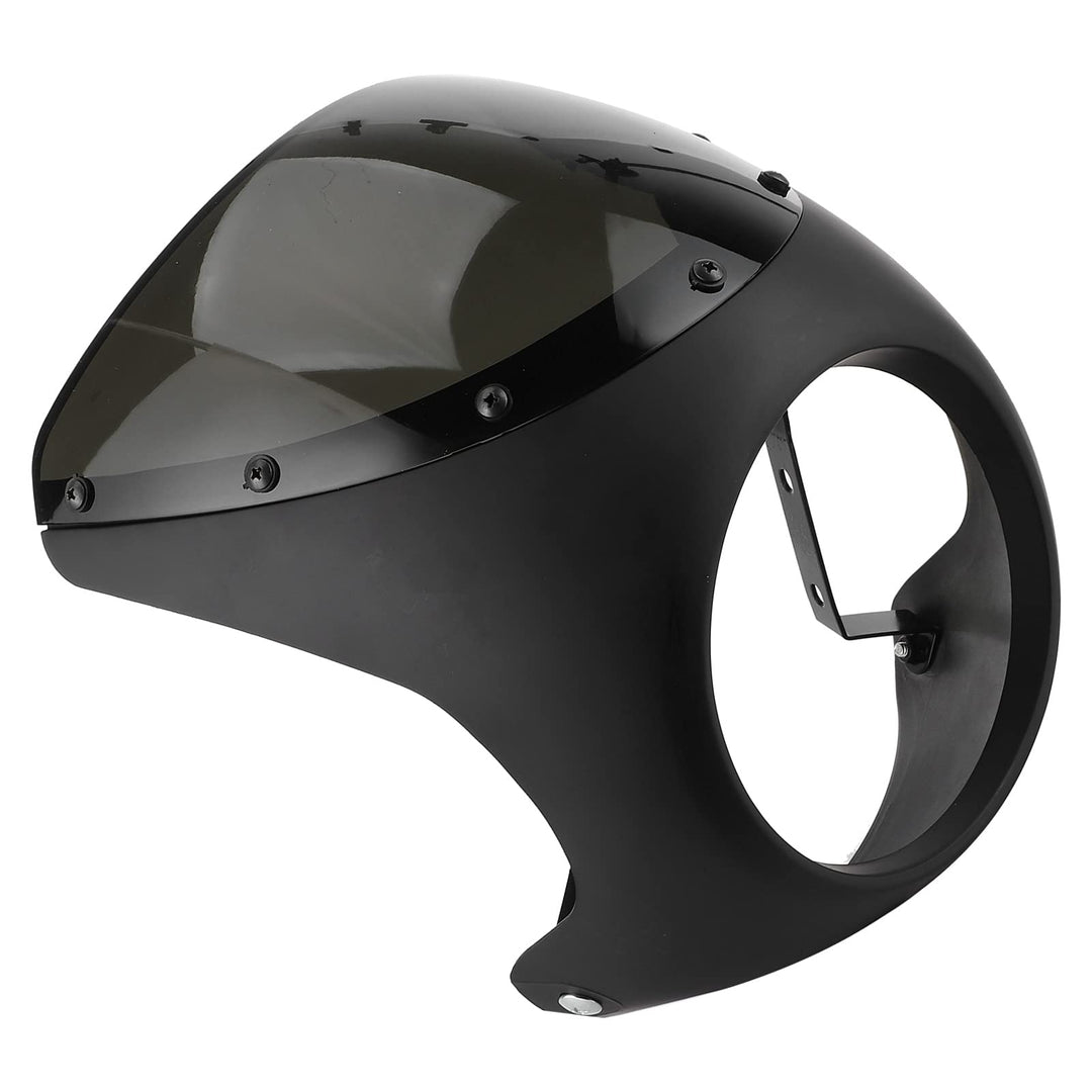 CHICIRIS 7in Robuste ABS Motorrad Scheinwerferverkleidung Stilvolle Deflektor Windschutzscheibe Univ