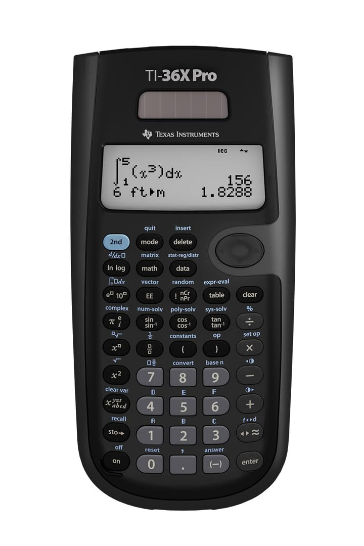 Texas Instruments TI-36X PRO Schulrechner (4-zeilig), nur mit französischer Anleitung und Sprache, 3