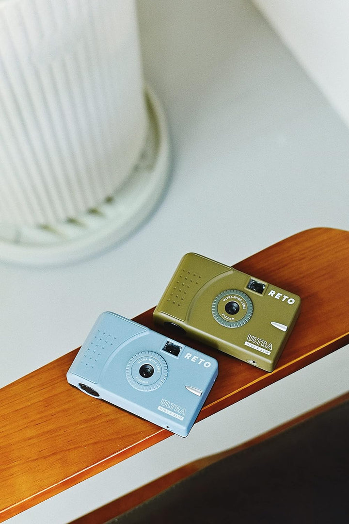 RETO Ultra Wide und Slim 35 mm Wiederverwendbare Tageslicht-Filmkamera – 22 mm Weitwinkelobjektiv, f