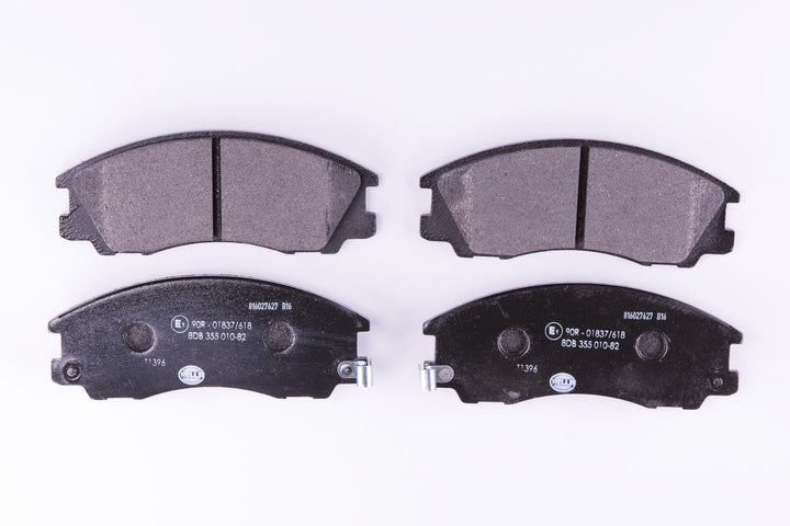 HELLA PAGID 8DB 355 010-821 Bremsbelagsatz - T1396 - Dicke/Stärke: 16.6mm - Bremssystem: Mando - mit