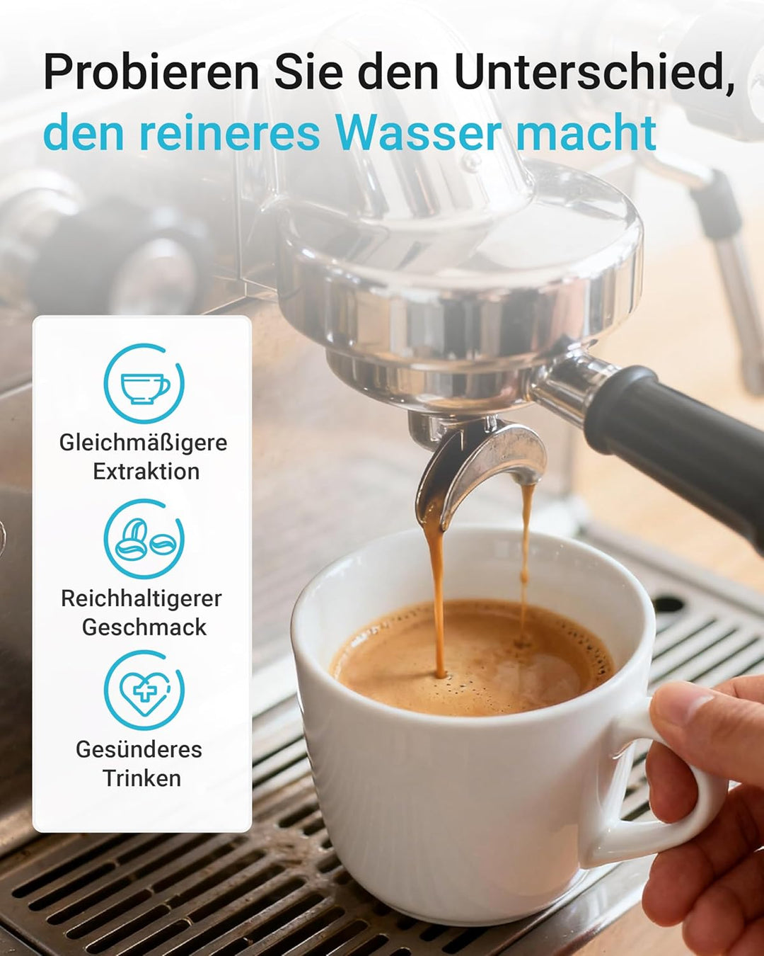 AQUA CREST Wasserfilter Ersatz für Brita® Intenza; Siemens® TZ70033, TCZ7003, EQ. Serie; Bosch® 1200