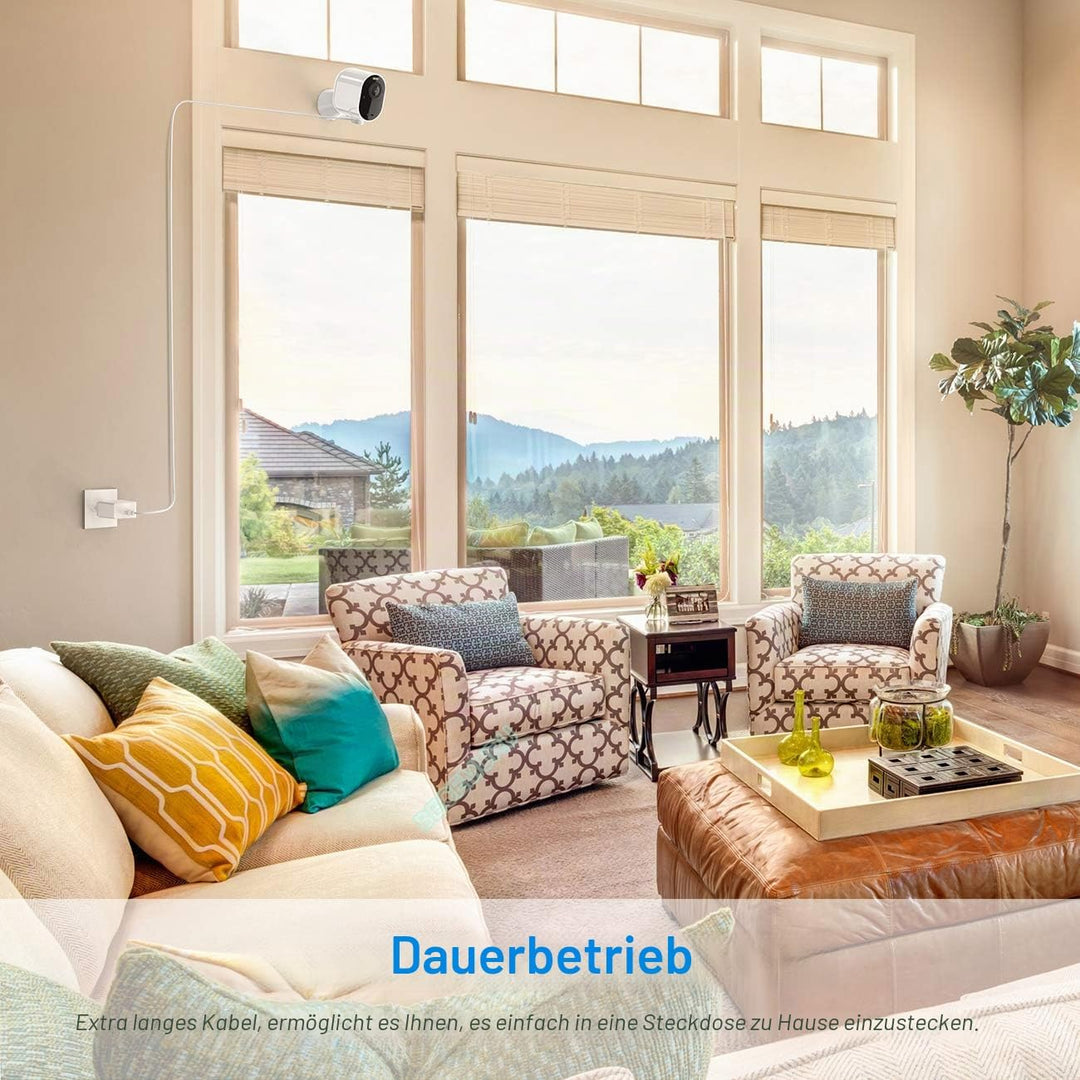 Arlo Ultra/Arlo Pro 3 Ladekabel BECEMURU Wetterfestes Magnetkabel für Arlo Ultra/Arlo Pro 3-Überwach