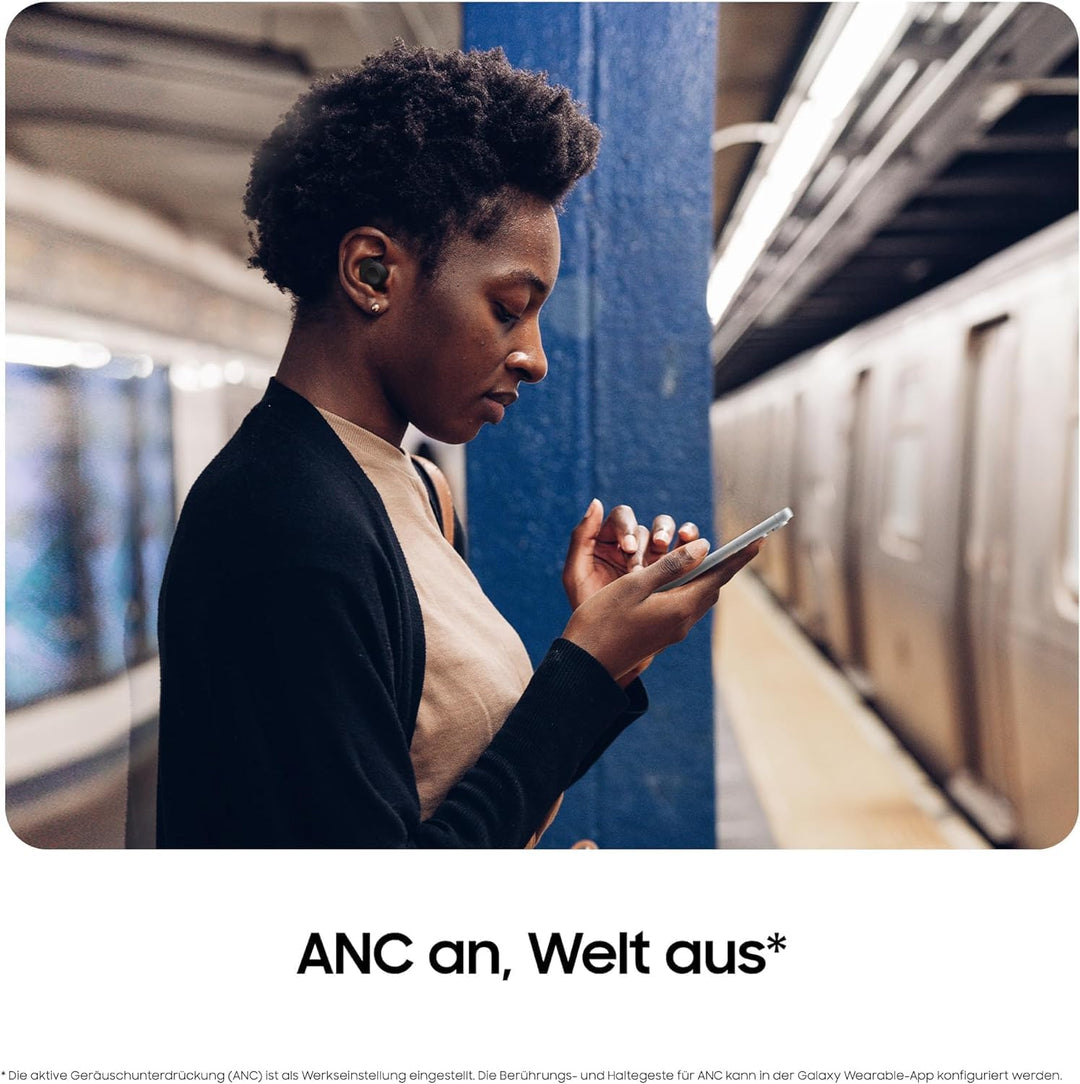 Samsung Galaxy Buds FE Kabellose Bluetooth-Kopfhörer, Active Noise Cancelling (ANC), Komfortable Pas