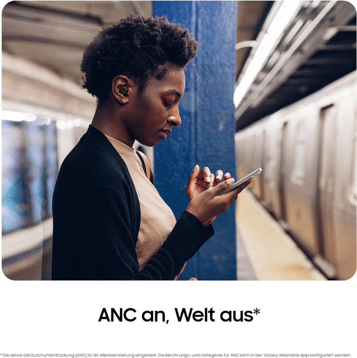 Samsung Galaxy Buds FE Kabellose Bluetooth-Kopfhörer, Active Noise Cancelling (ANC), Komfortable Pas