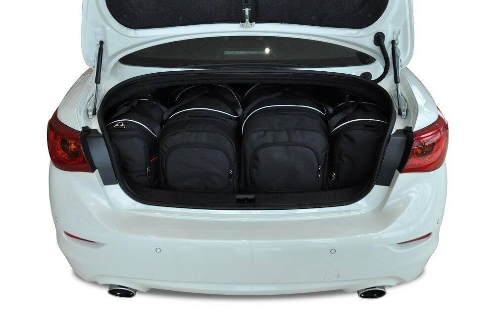 KJUST Dedizierte Reisetaschen 4 stk kompatibel mit INFINITI Q50 V37 2013-2017