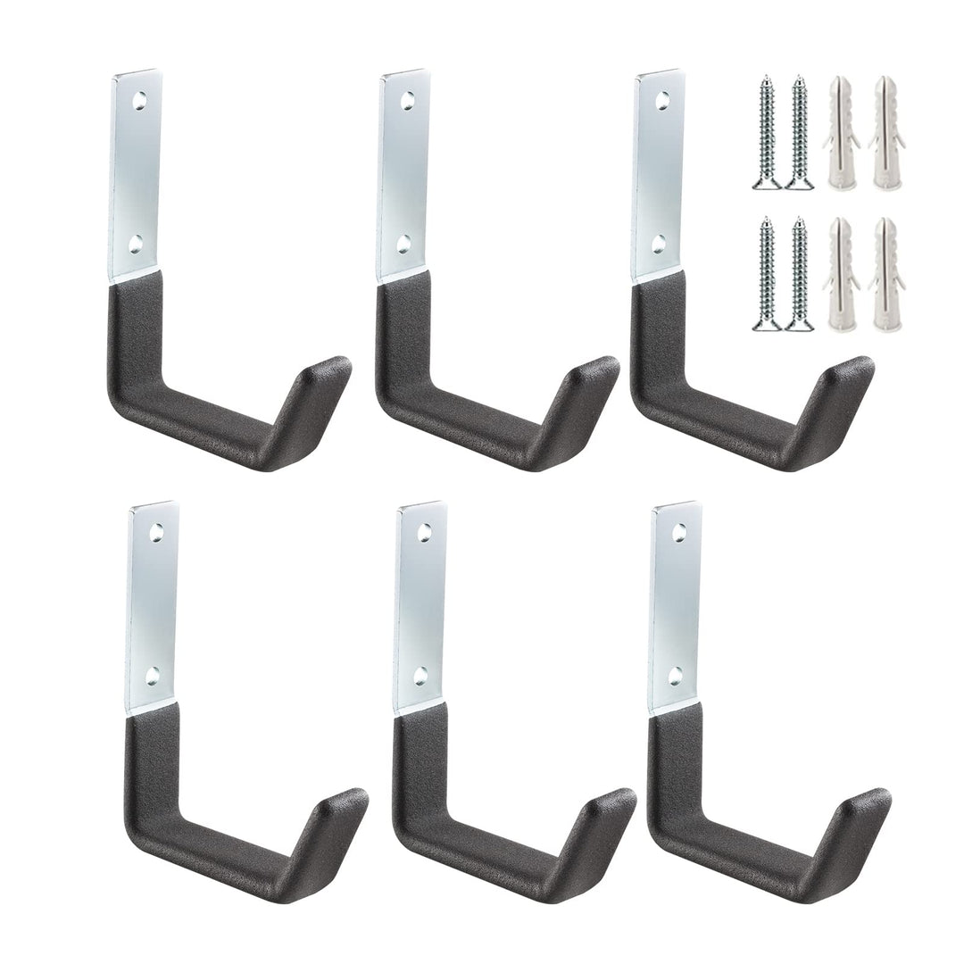 PYBTOOL Robuste Garagenhaken aus Stahl, Mehrzweckhaken zur Garagenaufbewahrung, robuster Organizer f