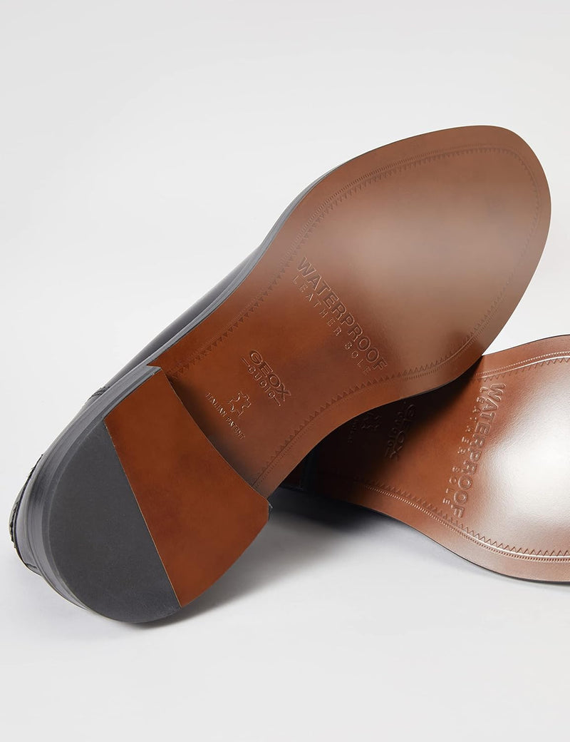 Geox Herren U Artenova D Mokassins 44 EU Schwarz, 44 EU Schwarz