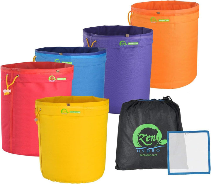 iPower GLBBAG5X5 5 5 Gallonen 5 Kräutereis essenz Extraktionsblasen Haschisch kit 5 Gallonen, 5 Beut