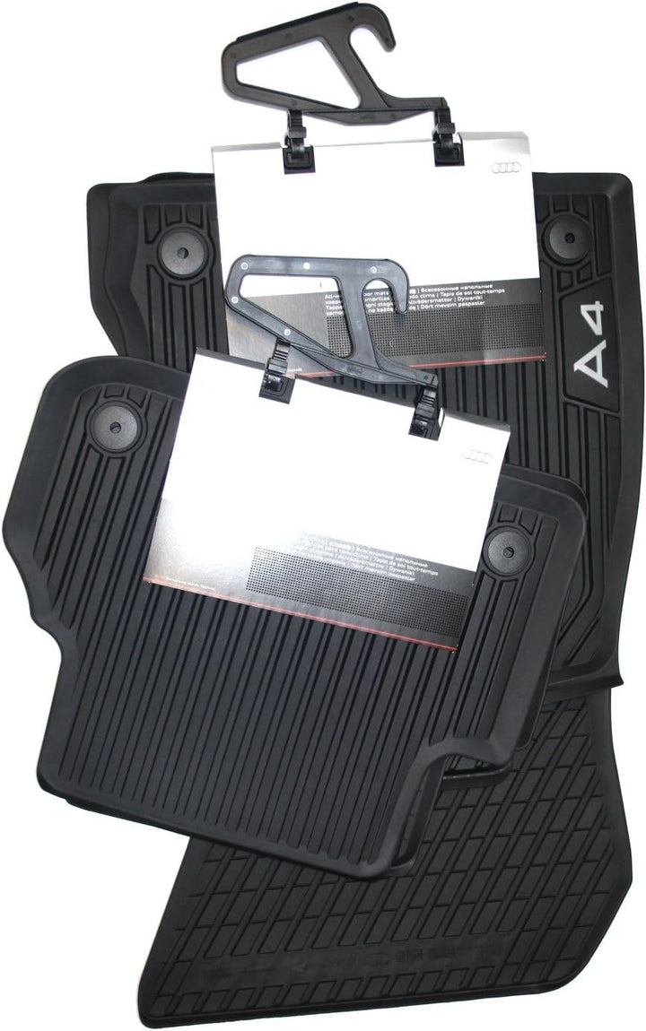 Original Audi A4 B9 8W Fussmatten Gummi Premium Gummimatten Allwetter 4-teilig vorn+hinten 8W1061501