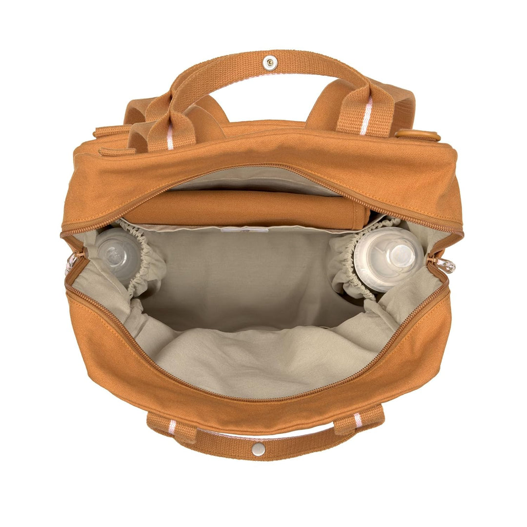 LÄSSIG Baby Wickelrucksack Wickeltasche mit Wickelunterlage und Kinderwagenbefestigung wasserabweise