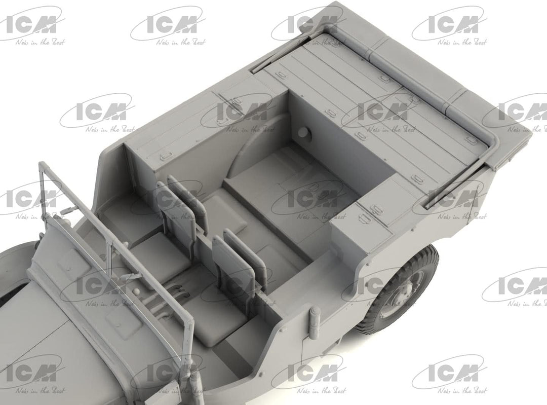 ICM ICMDS3514 Sclae Modellbausatz, Schwarz