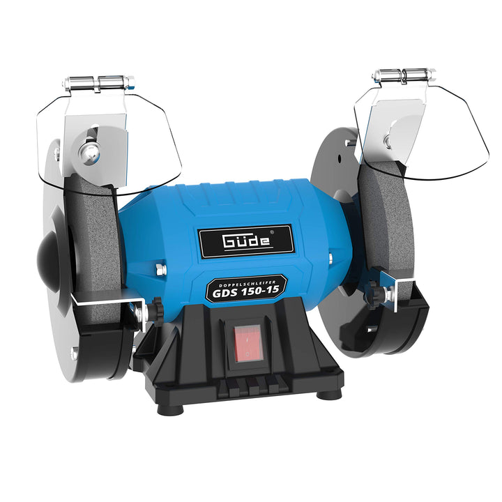 Güde Doppelschleifer GDS 150-15 (250 W, 2980 1/min Motordrehzahl, Grob- & Feinschleifscheibe 36|60 K