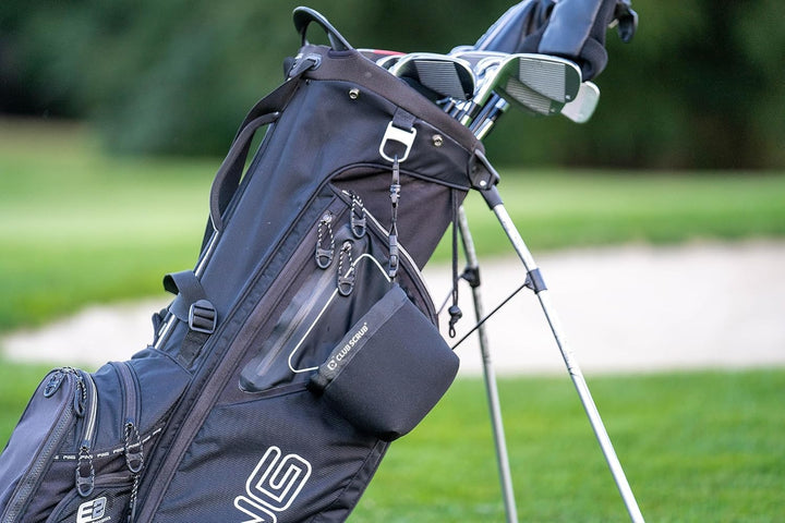 Club Scrub Reinigungsbeutel für Golfschläger und Golfbälle, wasserdichtes Innenfutter mit Clean-Face