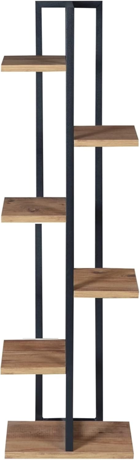 [en.casa] Blumenständer Tohmajärvi 6 Ebenen Blumenregal 120 x 34 x 21 cm Pflanzenständer Indoor Pfla