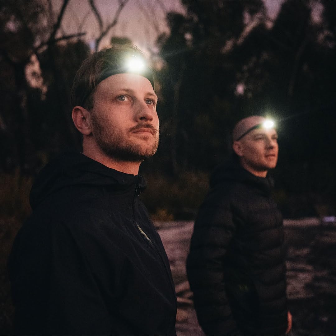 Knog Unisex – Erwachsene Quokka 150 Stirnlampe Einheitsgrösse Schwarz, Einheitsgröße Schwa