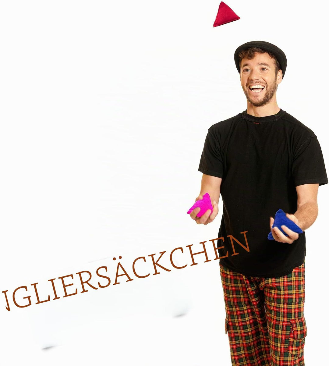 Juggle Dream 5 x Tri-it Juggling Bean Bags by pack de 1, pack de 1