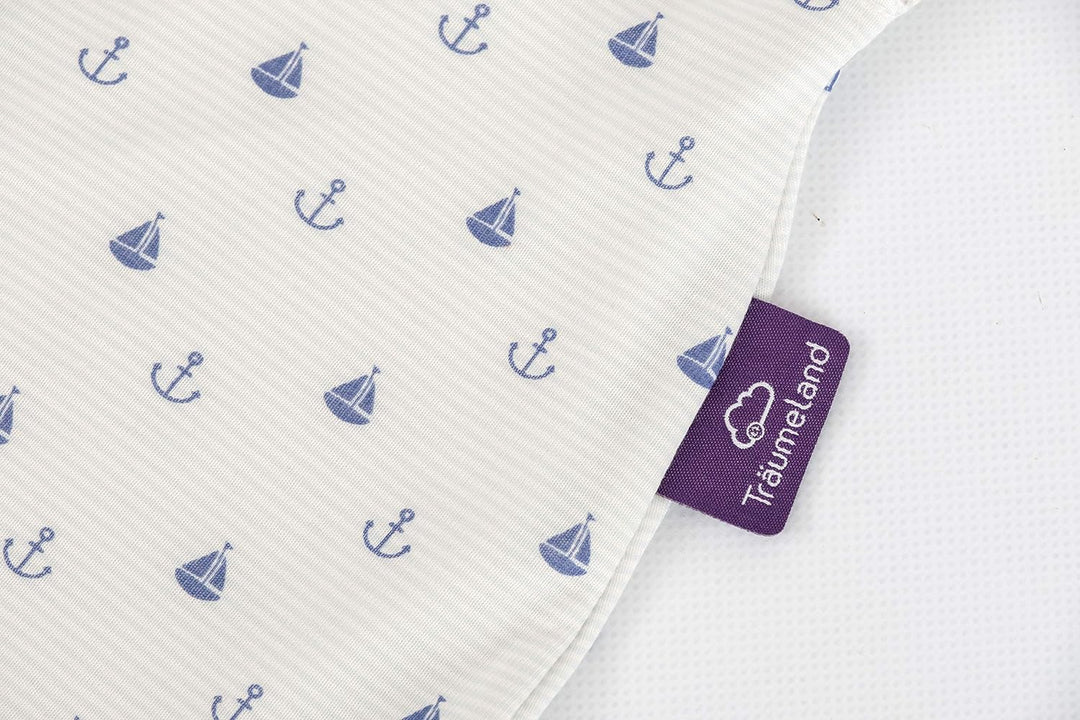 Träumeland Sommerschlafsack LIEBMICH aus Tencel, Design Anker, mit Naturfaser Tencel gegen Schwitzen