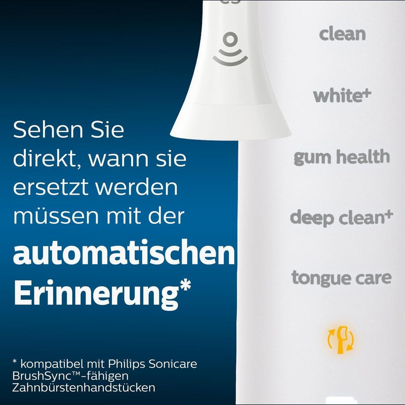 Philips Sonicare Original AdaptiveClean Standard-Schallzahnbürstenköpfe - 2er-Pack in Weiss (Modell