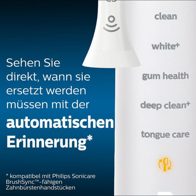 Philips Sonicare Original C3 Premium Plaque Defence Standard Schallzahnbürstenköpfe - 4er-Pack in We