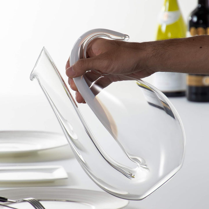 Riedel 2016/03 Ayam Dekanter, transparent/weiss Ayam White, Ayam White