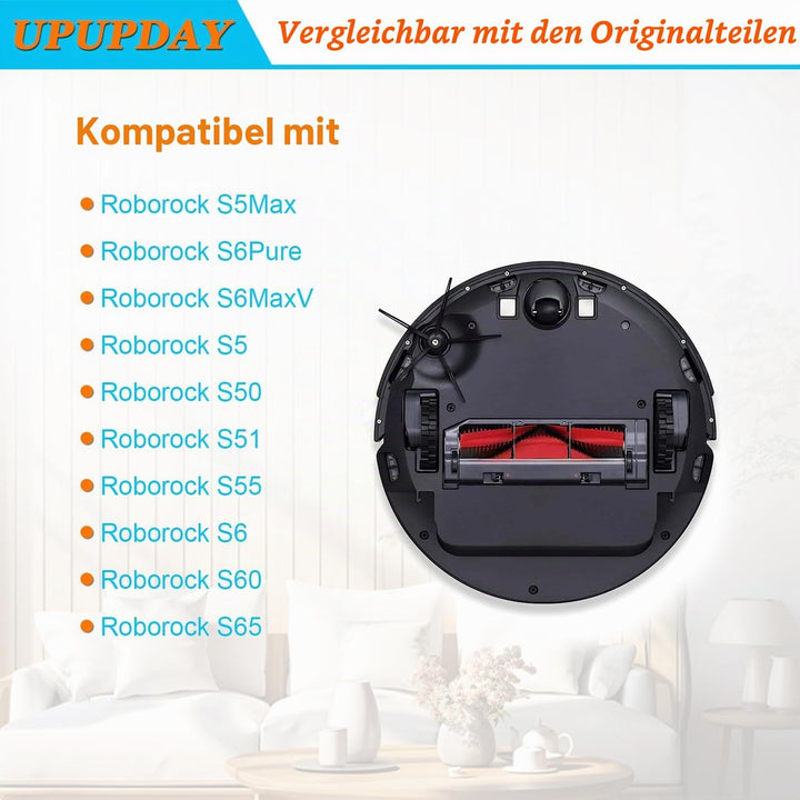 UPUPDAY Ersatzteile Zubehör kompatibel für Xiaomi Roborock S5 Max S6 Pure S6 maxV S50 S51 S55 S5 S60