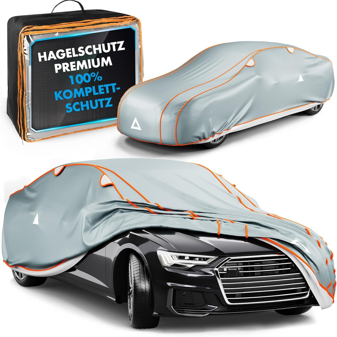 WALSER Auto Hagelschutzplane Vollschutz wasserdichte atmungsaktive Hagelschutzgarage für optimalen H