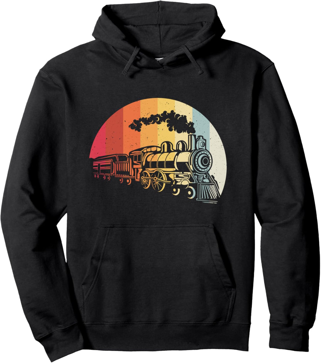 Vintage Eisenbahner Lokführer Zugführer Zug Beruf Pullover Hoodie
